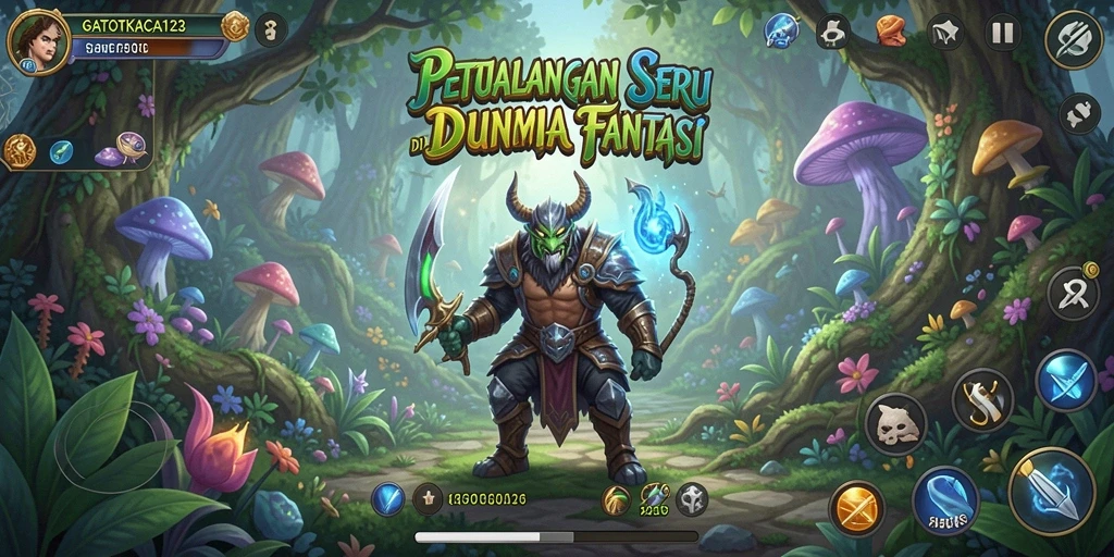 Tampilan gameplay petualangan seru di GATOTKACA123.