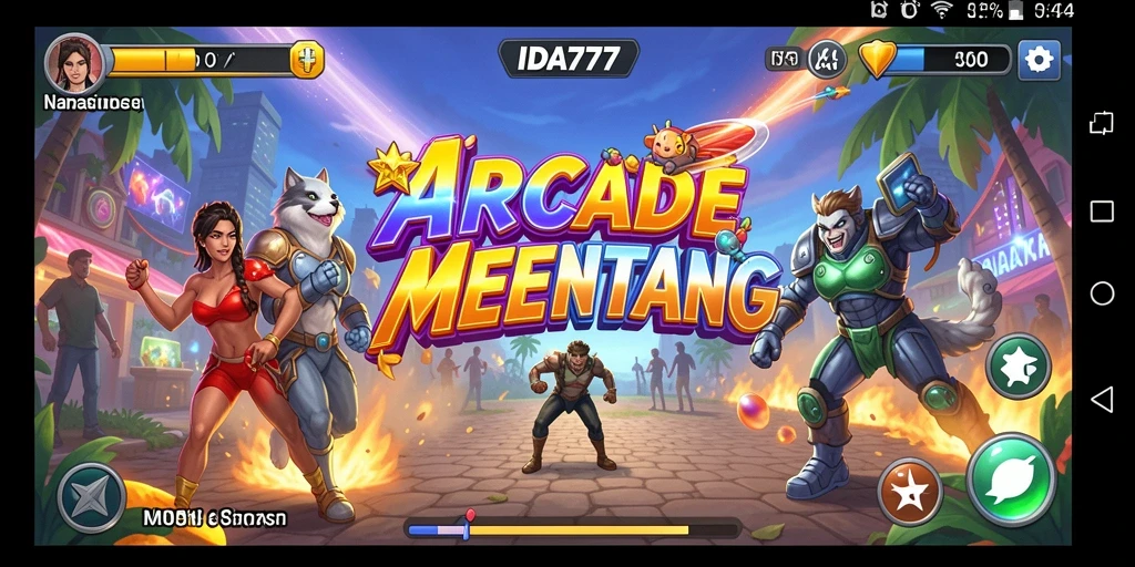 Tampilan gameplay seru dan menantang di IDA777.