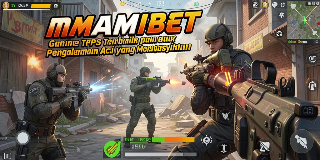 Screenshot MAMIBET menampilkan gameplay TPS yang mendebarkan dan grafis yang menawan.