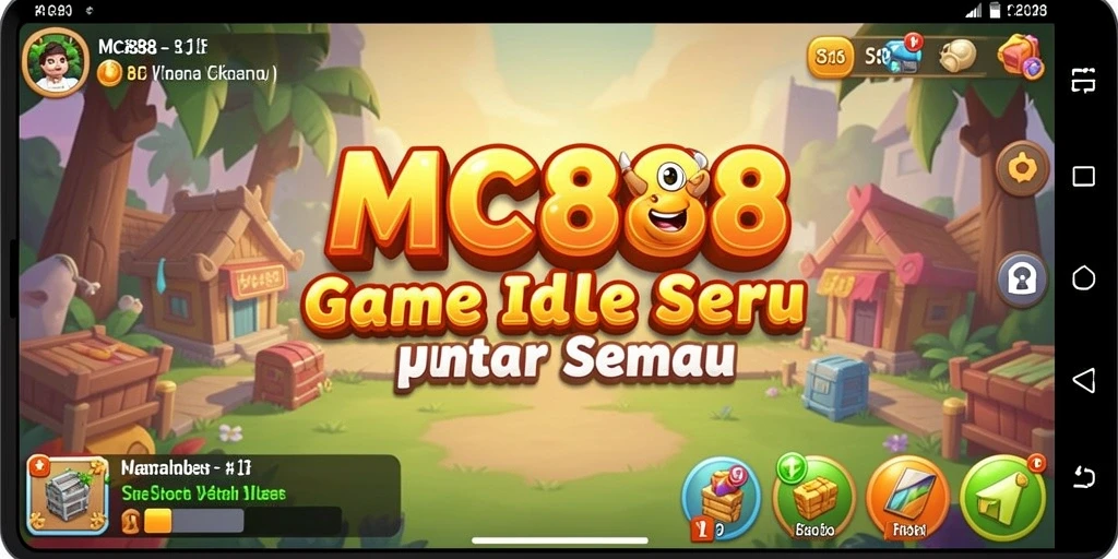 Tampilan gameplay seru dari MC888 dengan elemen Idle yang menarik.