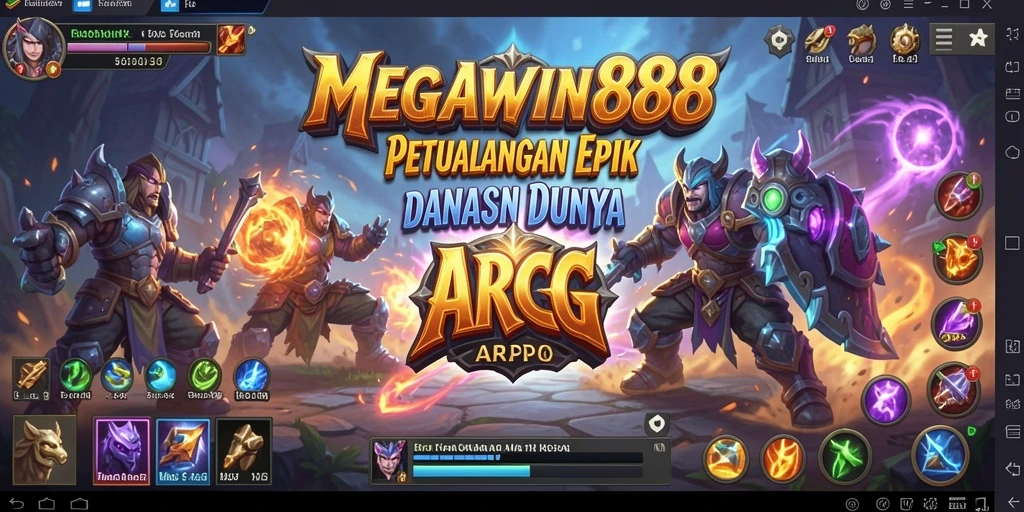 Tampilan menakjubkan dari pertarungan epik dalam MEGAWIN888.