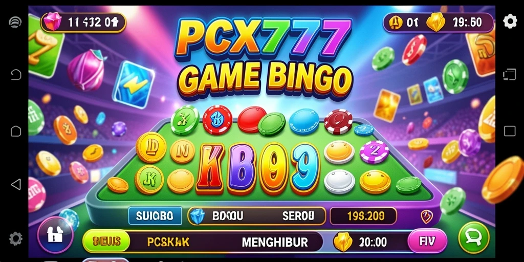 Tampilan gameplay Bingo yang seru dan menantang di PCX777.