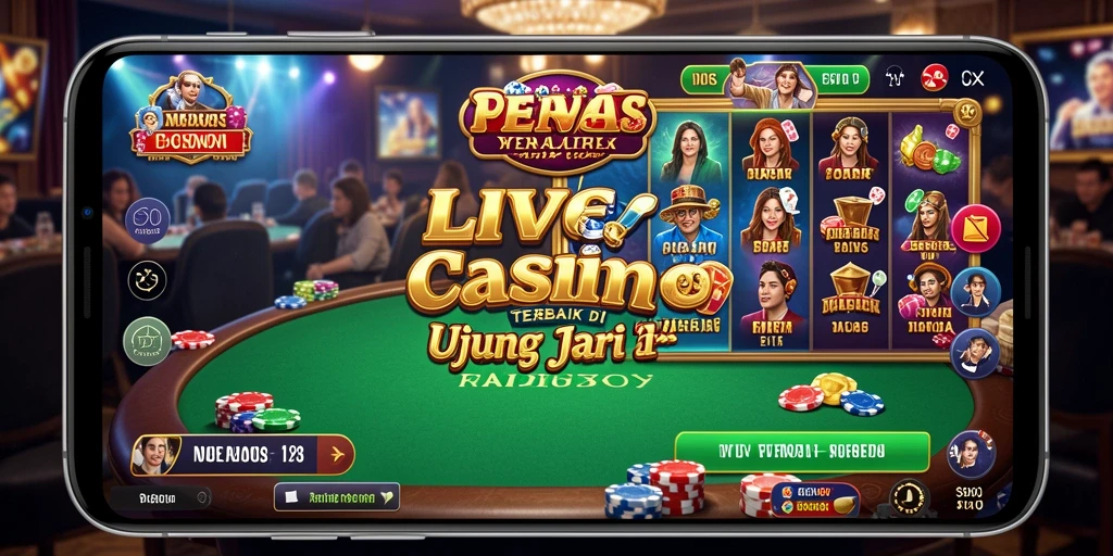 Tampilan gameplay Live Casino yang mengasyikkan di S80.