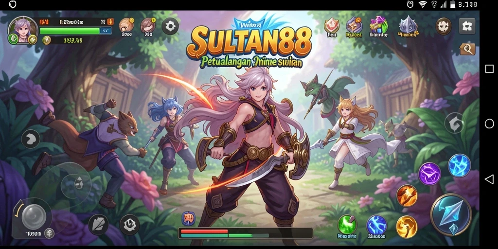 Tampilan gameplay yang penuh aksi dalam SULTAN88.