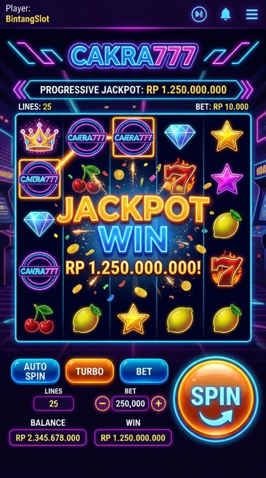 Screenshot saat pengguna mencari aplikasi di cakra777.